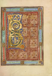 Page incipit décorée